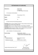 Declaration of conformity IT 7001