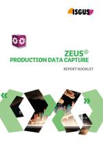ZEUS® Production Data Capture - Report Booklet