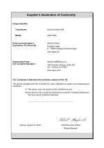 Suppliers Declaration of conformity ACM 4050